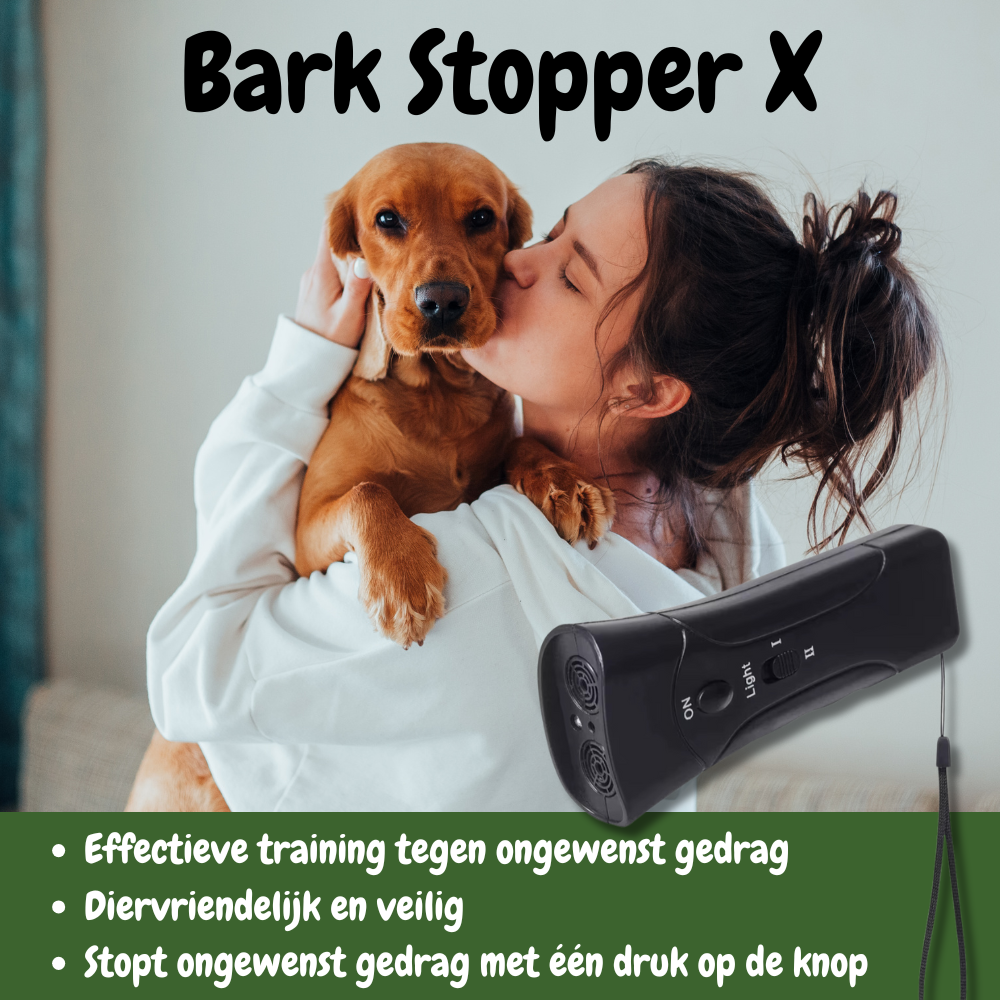 Bark Stopper X - Stopt blaffen en ander ongewenst gedrag Bark stopper x