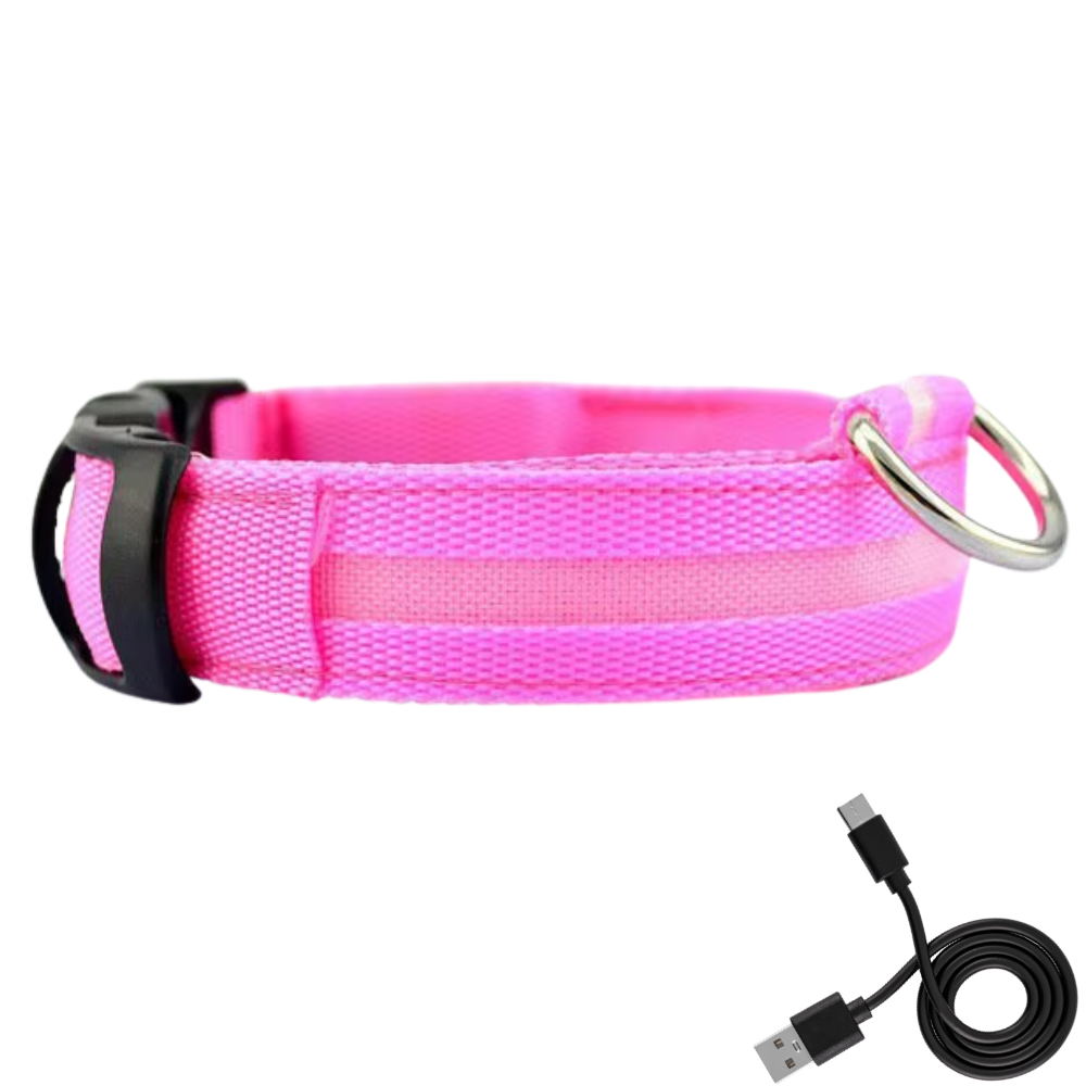 SafeGlow oplaadbare LED-halsband voor honden