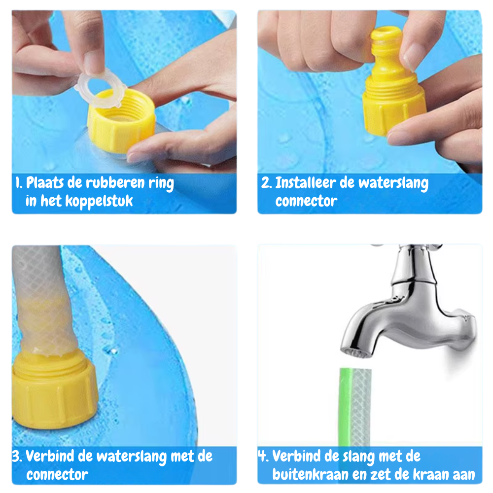 SplashJoy Hondenzwembad - Voor Uren Speelplezier