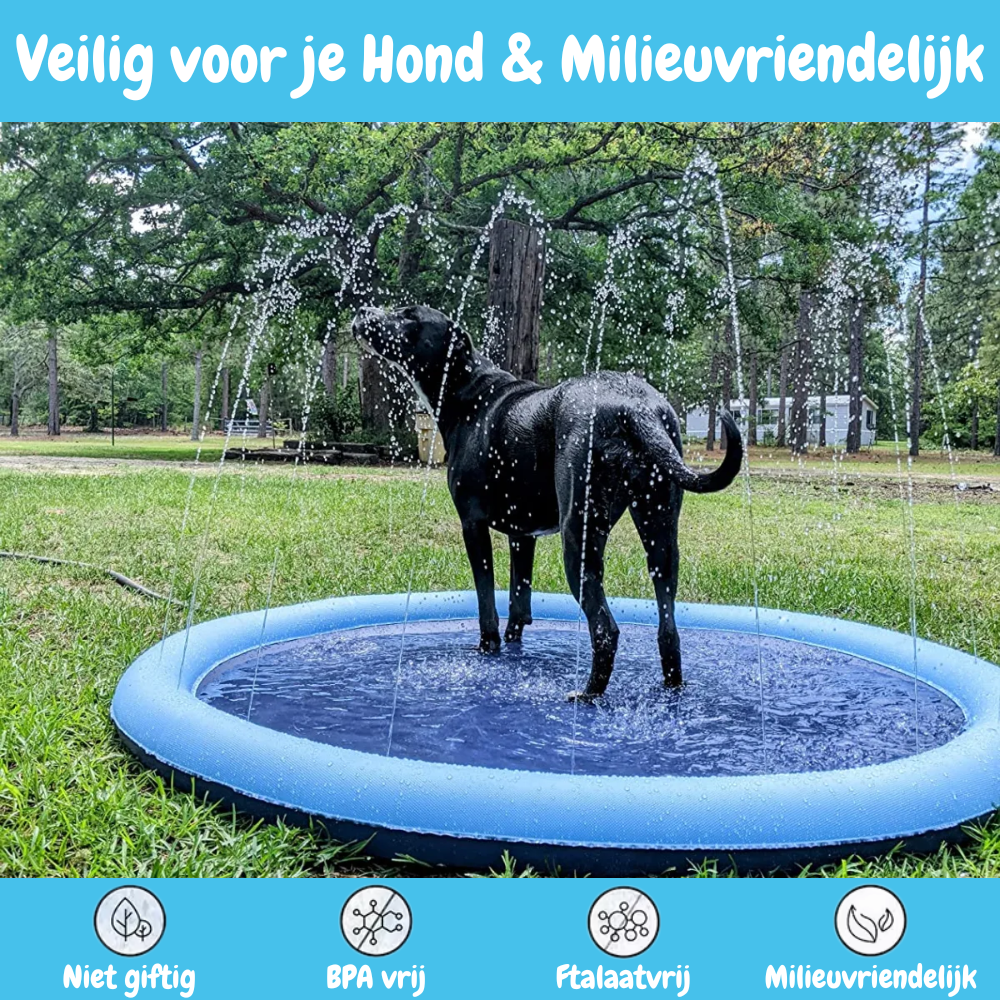 SplashJoy Hondenzwembad - Voor Uren Speelplezier