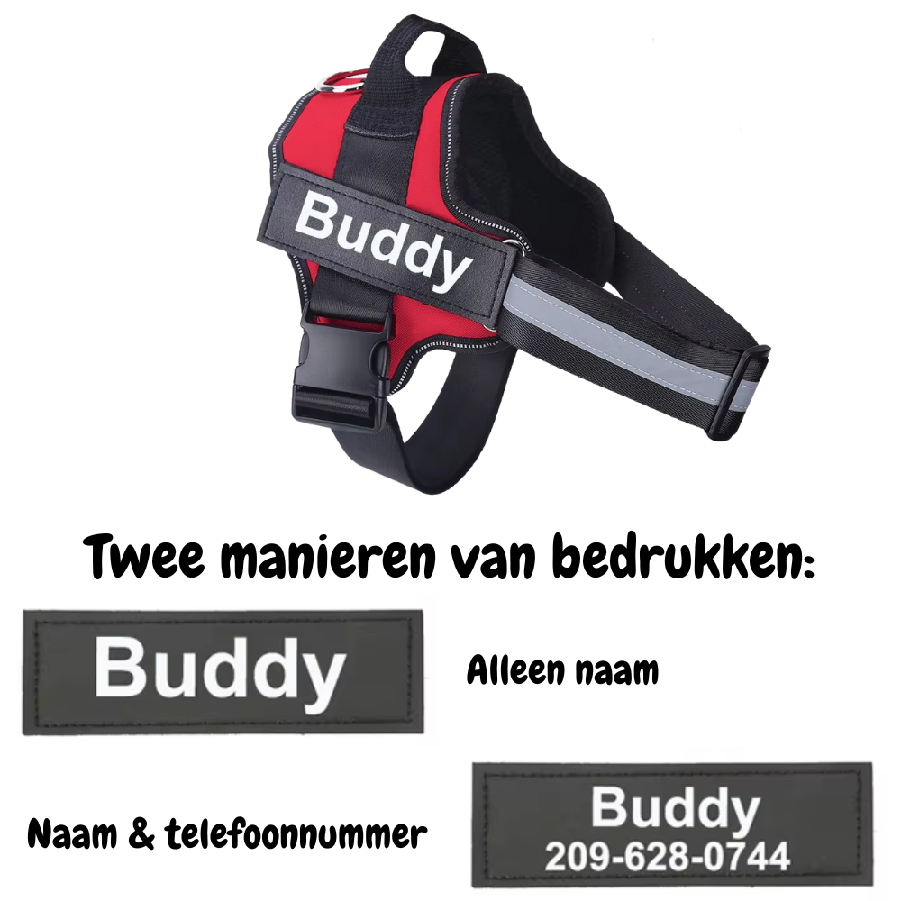 Gepersonaliseerd Anti Trektuig voor Honden