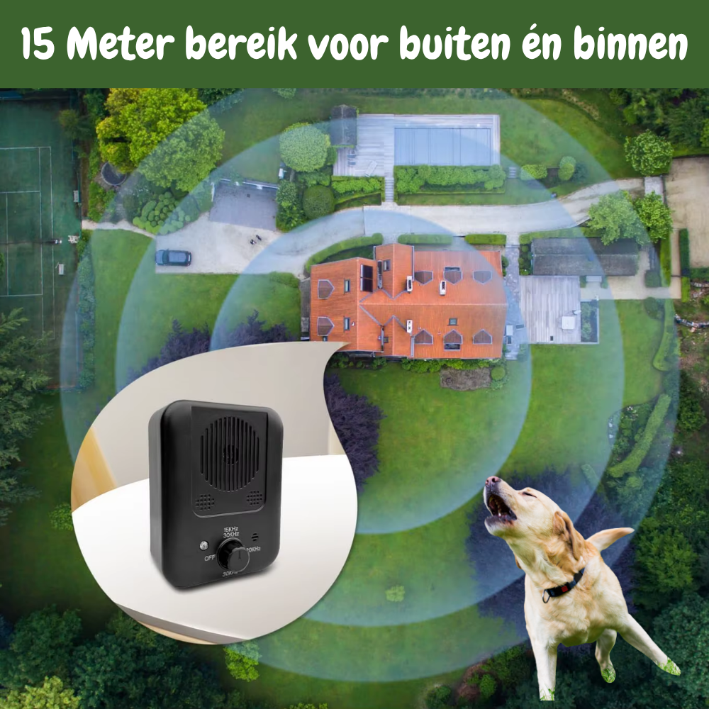 Bark Detector X - De slimme oplossing tegen blaffen