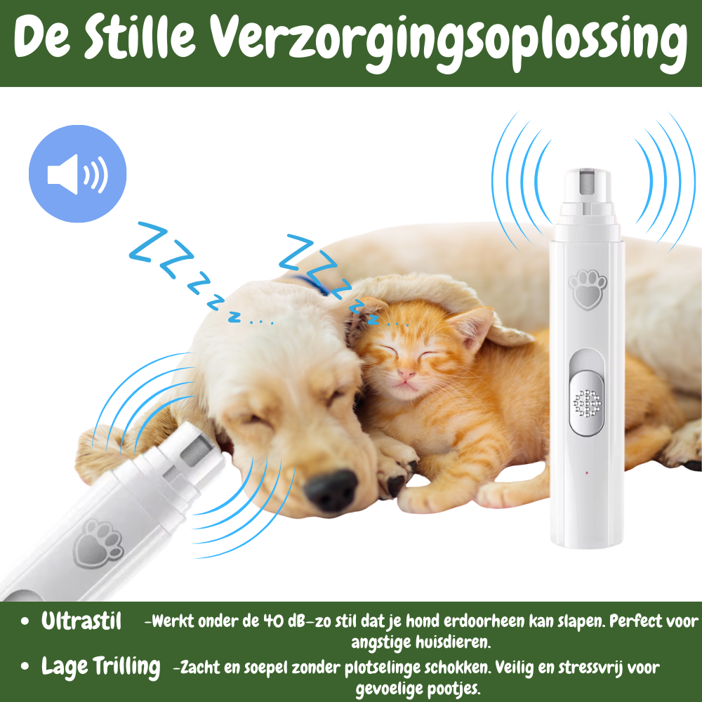SilentTrim Nagelgrinder – Fluisterstil & effectief trimmen