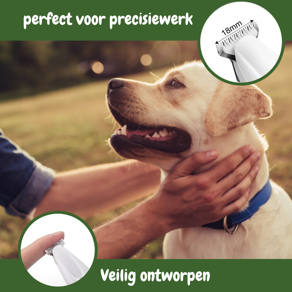 CleanPaws Hondentrimmer - Geen gladde poten meer perfect voor precisiewerk