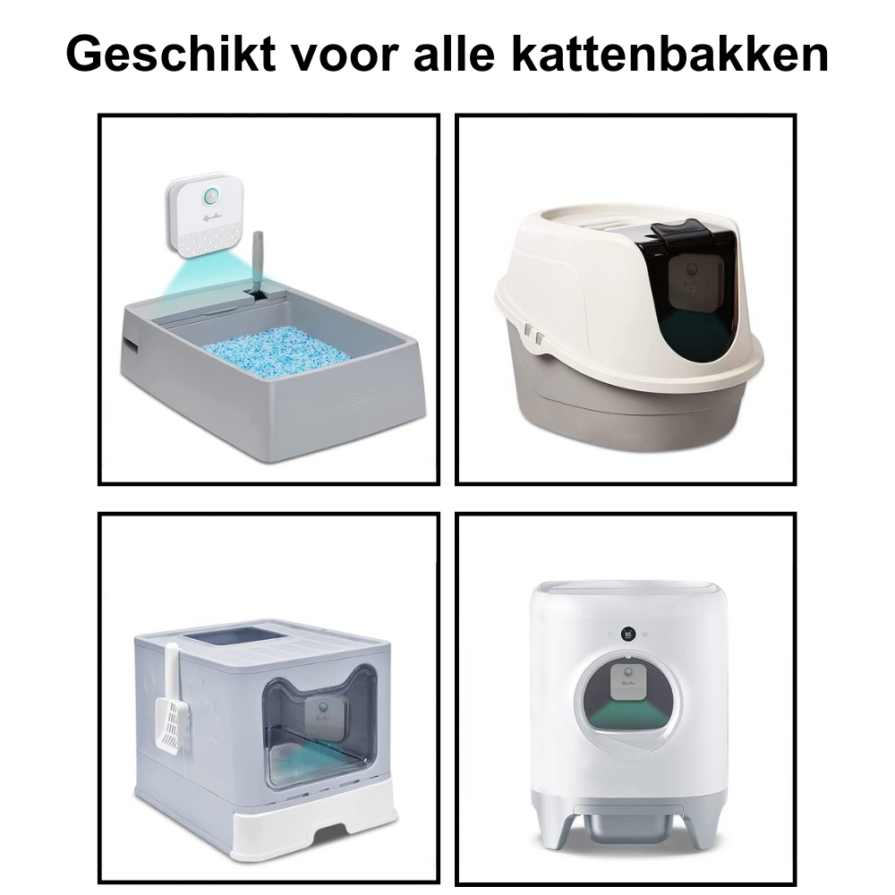 OdorXpert – De ultieme geurverwijderaar Geschikt voor alle kattenbakken