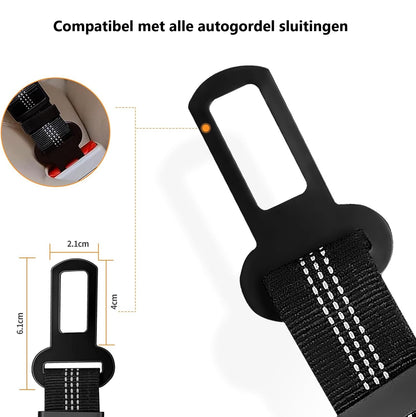 SafeDogz Autogordel voor Honden - Veilig op reis Compatibel met alle autogordel sluitingen