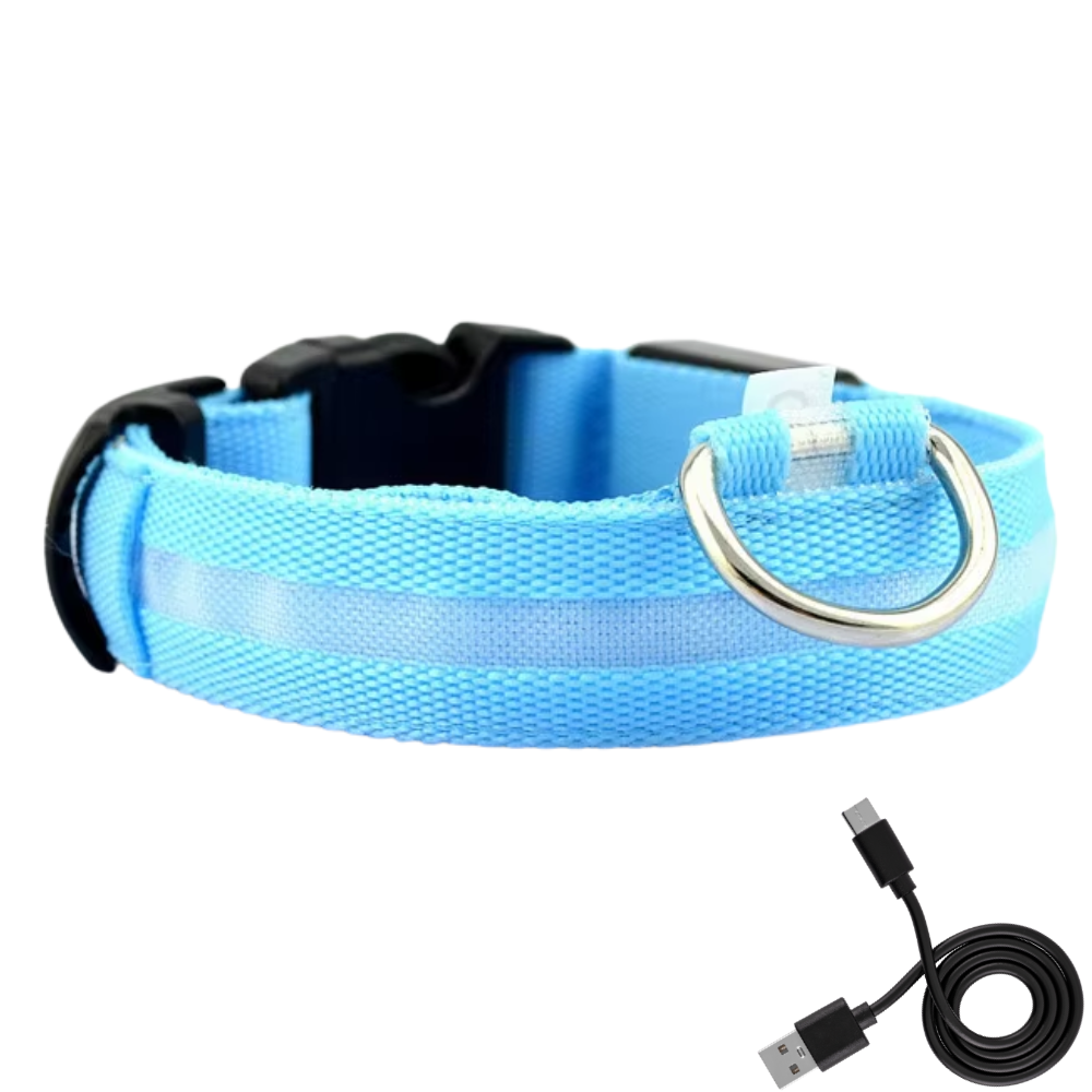 SafeGlow oplaadbare LED-halsband voor honden