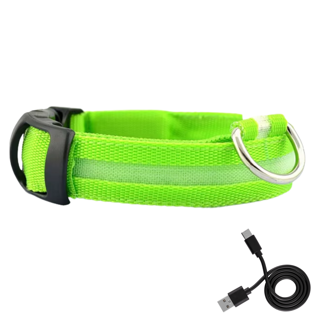 SafeGlow oplaadbare LED-halsband voor honden